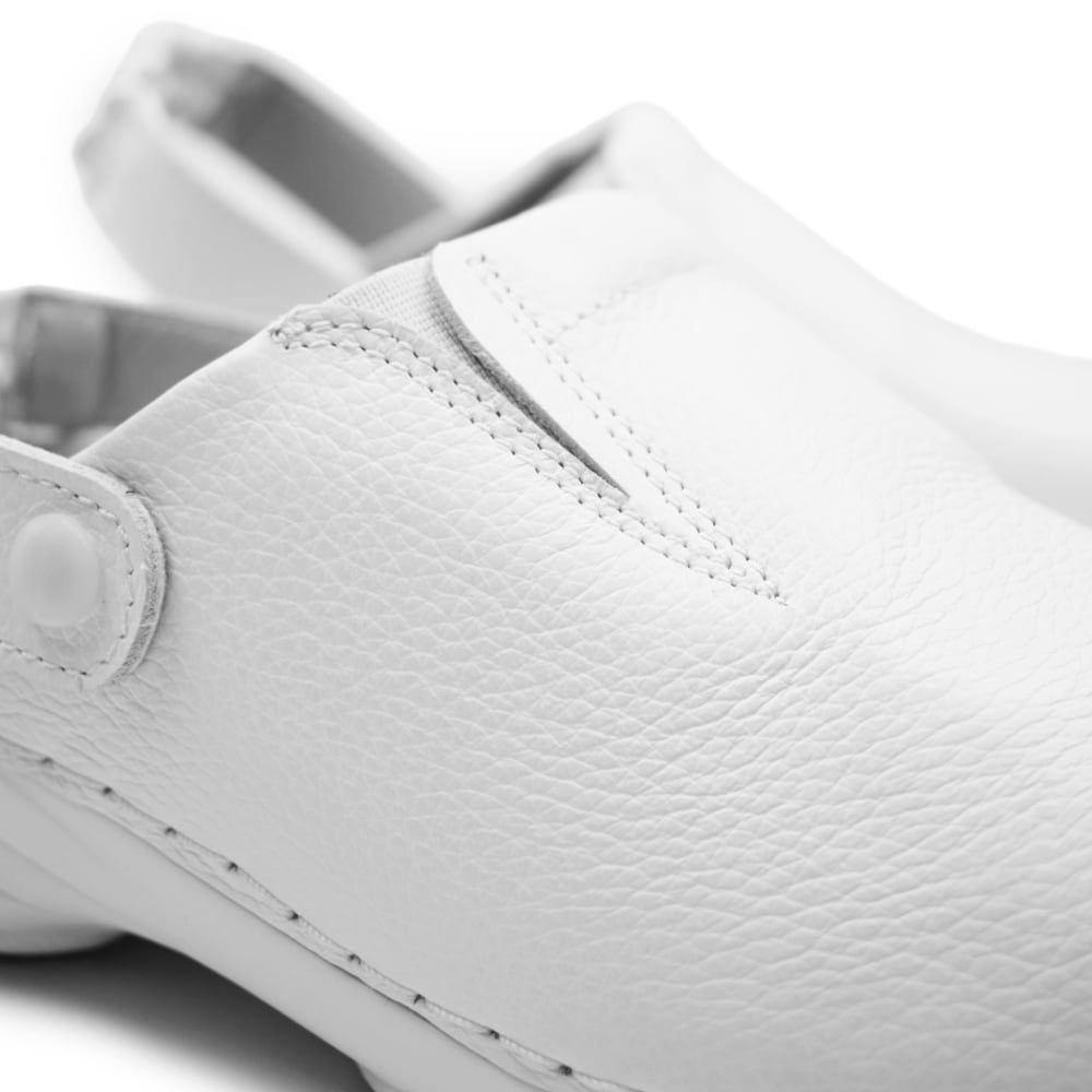 Minfot Arbejdssko Tøffel Blød Hvid