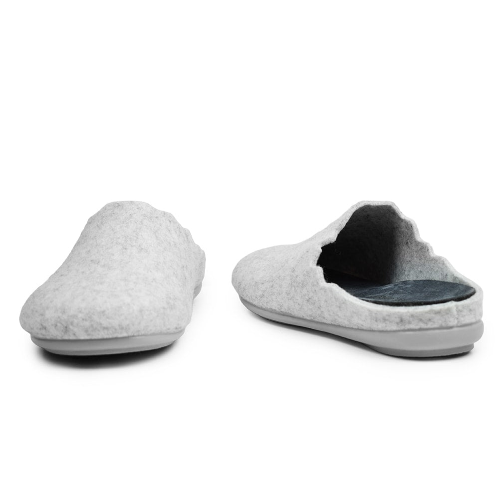 Minfot Hjemmesko Relax Dame Lysegrå