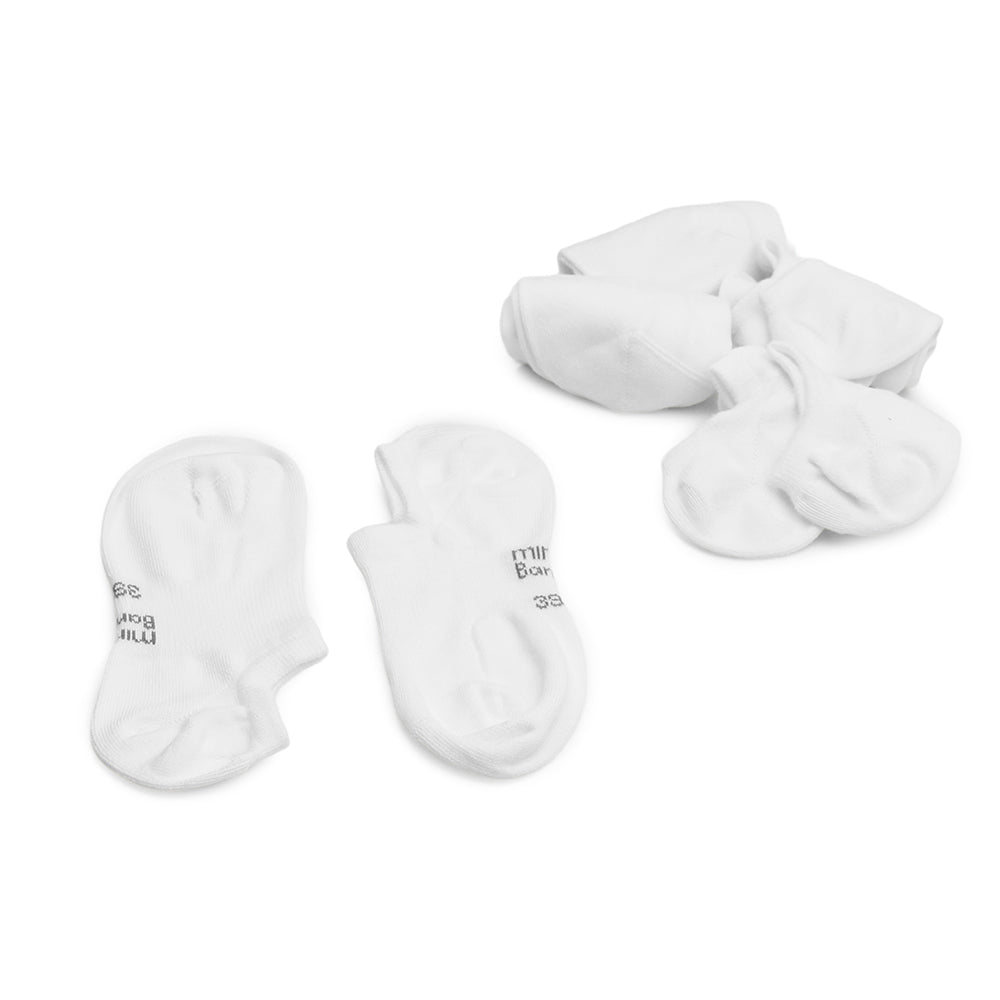 Produktbild 7 - Minfot Ankelstrumpor Bambu Vit 5-pack