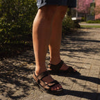 Minfot Burensvik Sandaler Herre Nubuck Brun