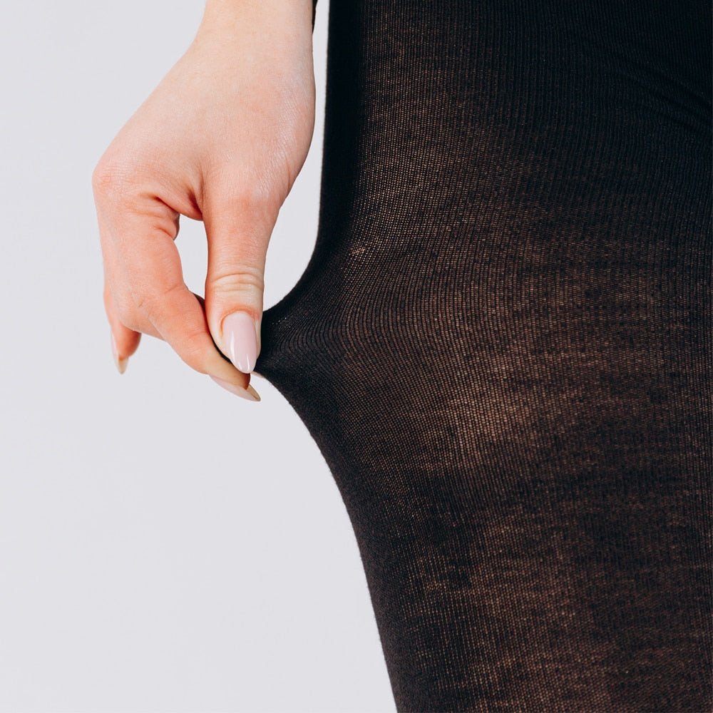 Giulia Lucky Cotton Strømpebukser Bomuld 200 den Sort