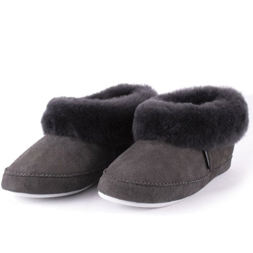 Shepherd Emmy Hjemmesko Fåreskind Asphalt