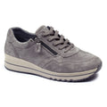 Minfot Cloe Sneaker Lynlås Ruskind Taupe