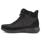 Green Comfort Leaf Lace Boot Salmon Black