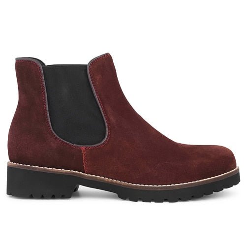 Green Comfort Strike Chelsea Boot Bordeaux