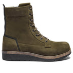 New Feet Linn Brede Boots Snøring Lynlås Grøn