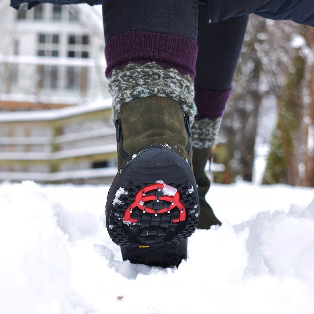 Minfot Pigsko Boden Ruskind Uld Mørkegrøn