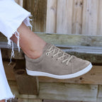 Minfot Aveny Sneaker Dame Ruskind Khaki