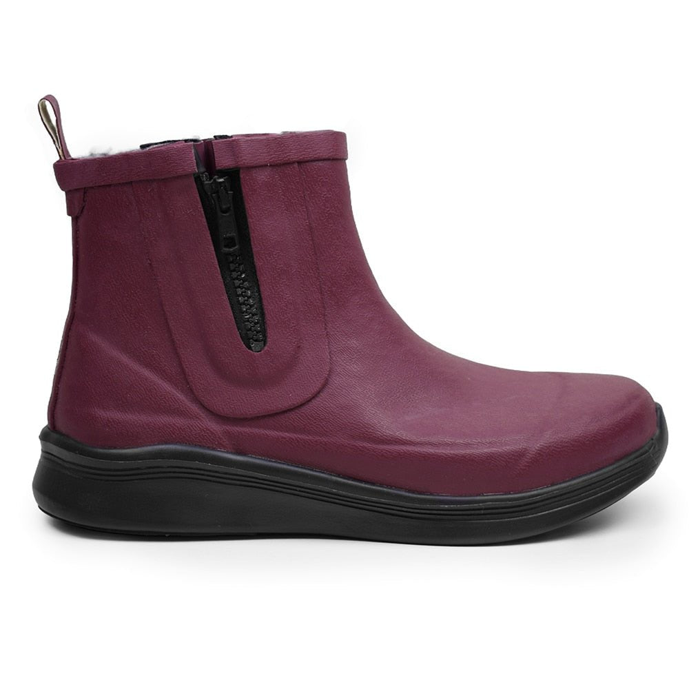 Råå DESIGN Gummistövlar Nina Winter Burgundy