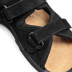 Minfot Justi Sandaler Dame Ruskind Sort 