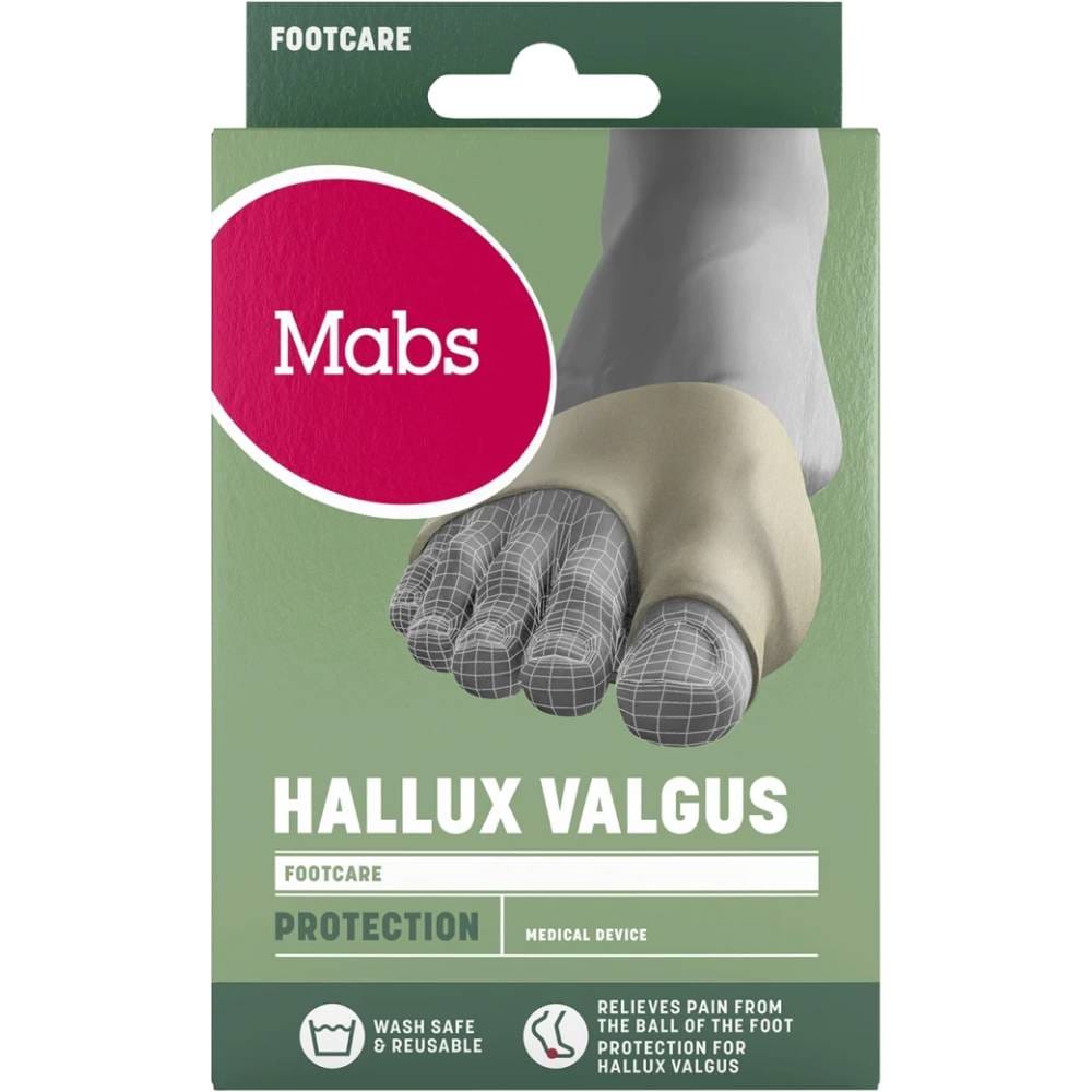 Mabs beskyttelse ved hallux valgus