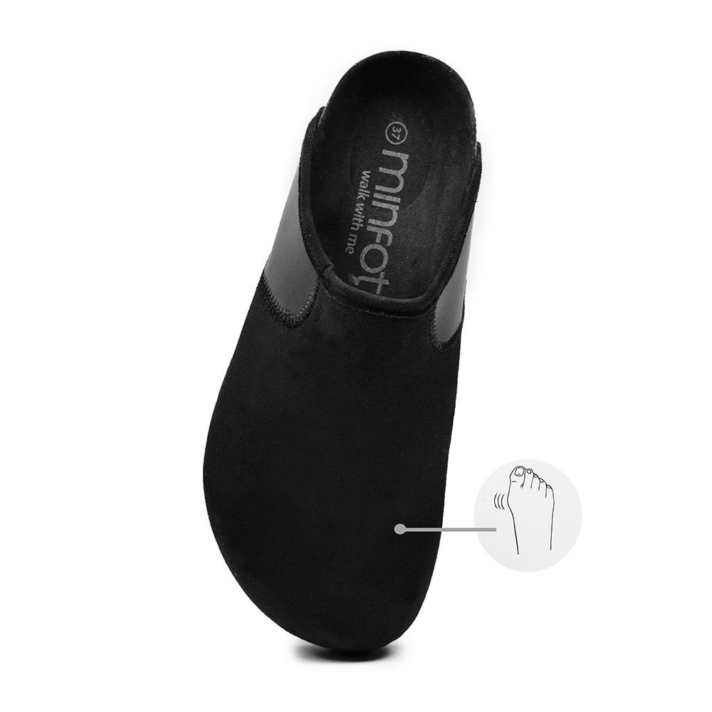 Produktbild 7 - Minfot Nino Tofflor Stretch Svart