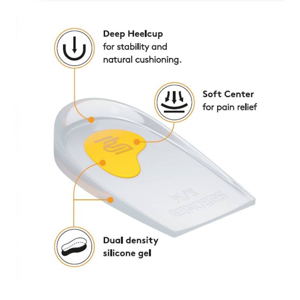 52BONES Gel HeelCup Hælinlæg med blød dæmpning