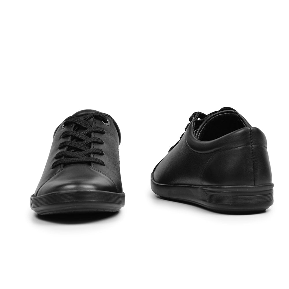 Minfot Aveny Sneaker Dame Læder Sort