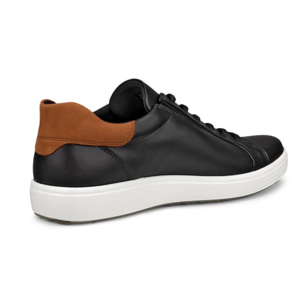ECCO Soft 7 Herre Black Cognac