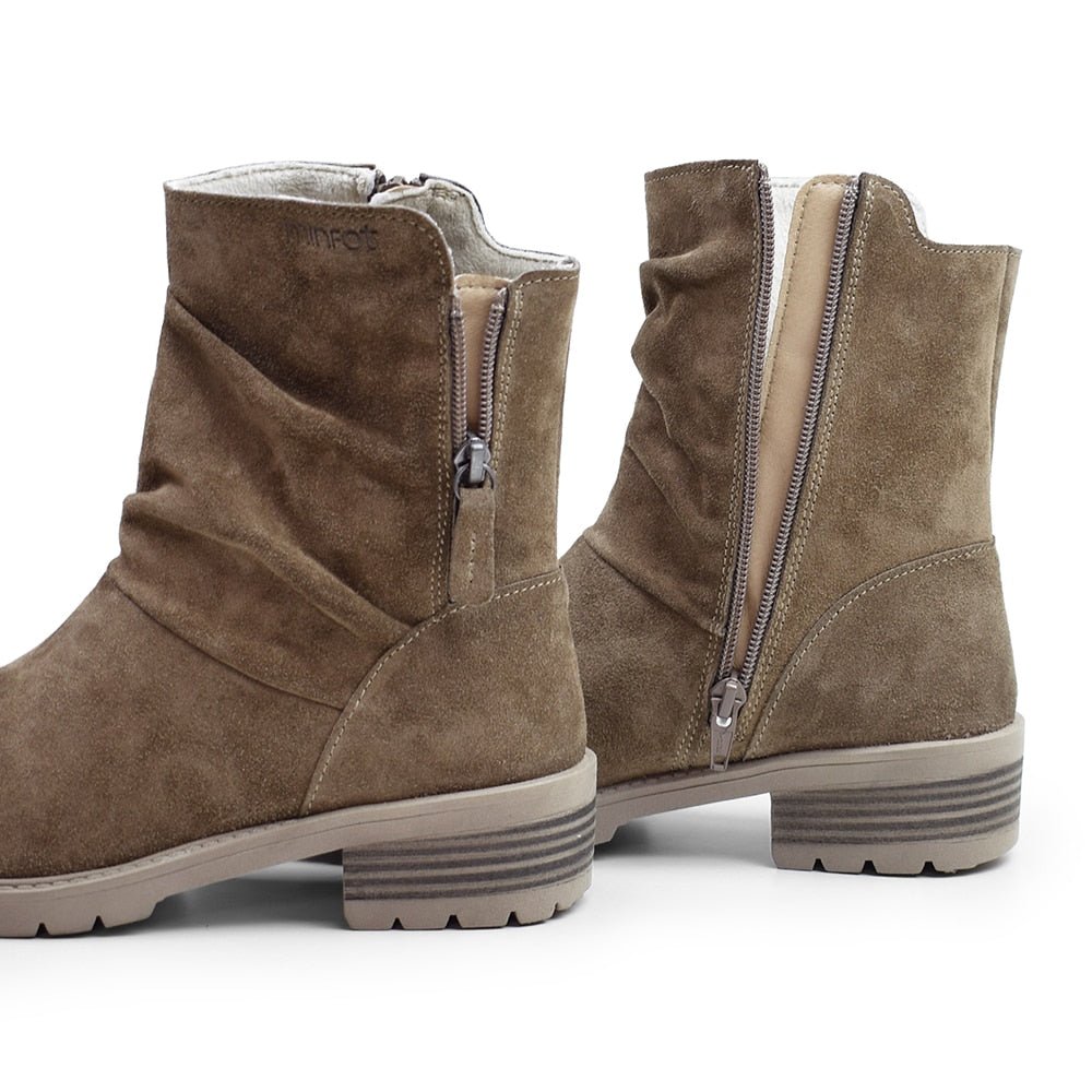 Produktbild 10 - Minfot Jolie Boots med Gummiklack Zip Aquastop-TEX Stone