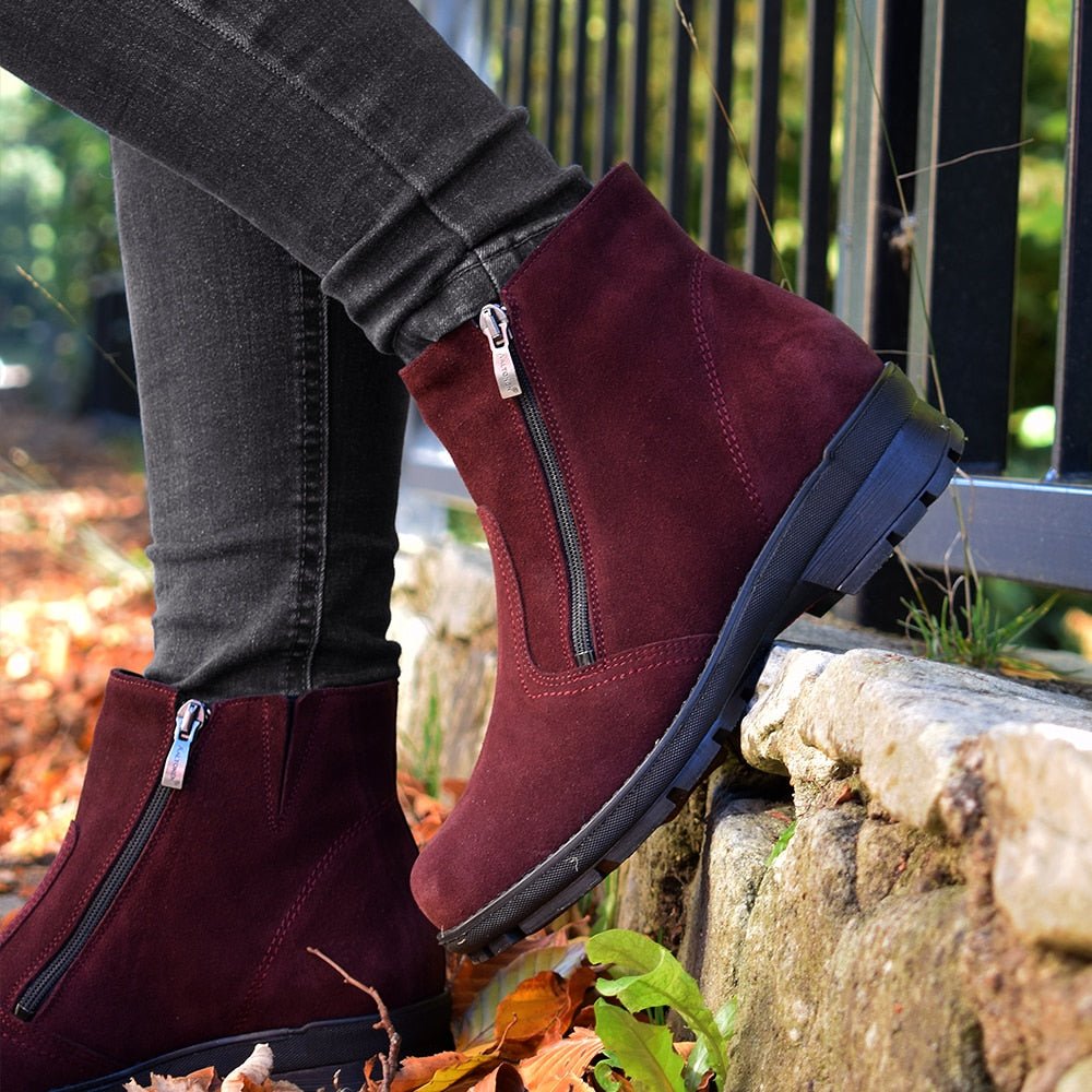 Produktbild 11 - Minfot Aaltonen Breda Boots Grip+ Vasa Mocka Ull Bordeaux