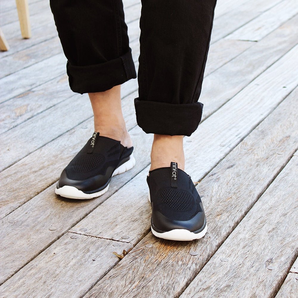 Minfot Easy Step-In Hjemmesko Sort