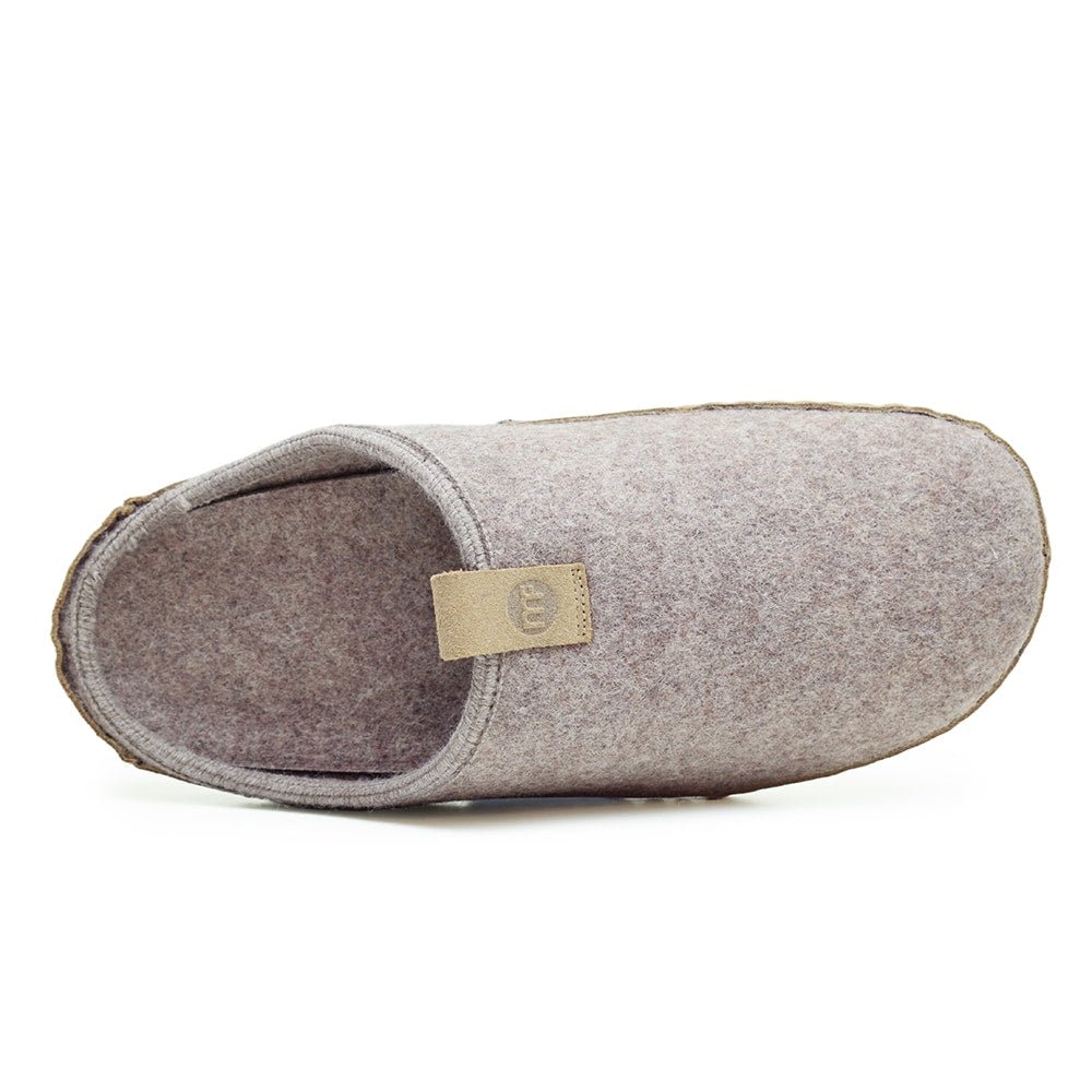 Minfot Cabin Hjemmesko Uld Unisex Brun