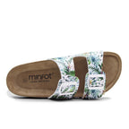 Minfot Softstep Sandaler Dame Bio 2-remme Tropical Glow Hvid