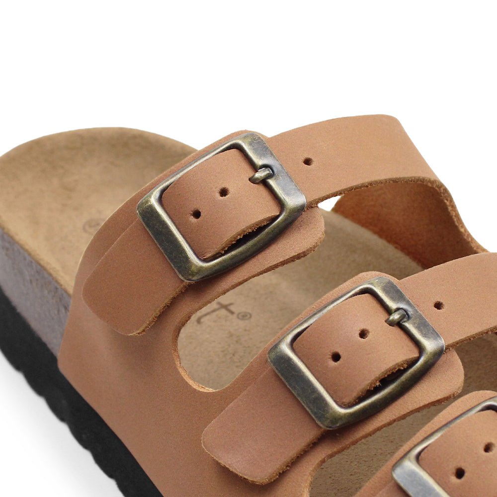Produktbild 7 - Minfot Sandaler Bio Skinn Cognac