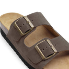 Minfot Moa Sandaler Dame Bio Ruskind Taupe