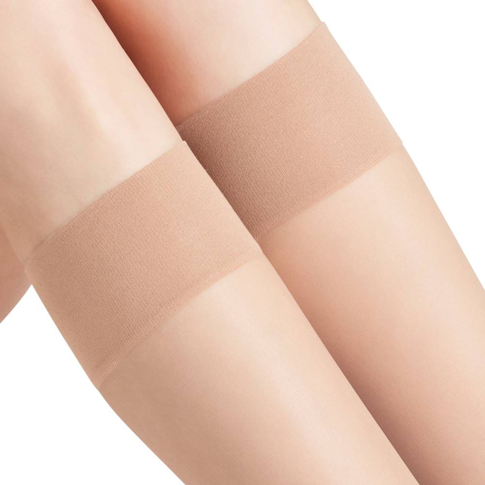 Falke Pure Matt Knæstrømper Dame Nylon 20 den Beige 1-pak