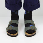 Minfot Moa Sandaler Dame Bio Ruskind Grøn