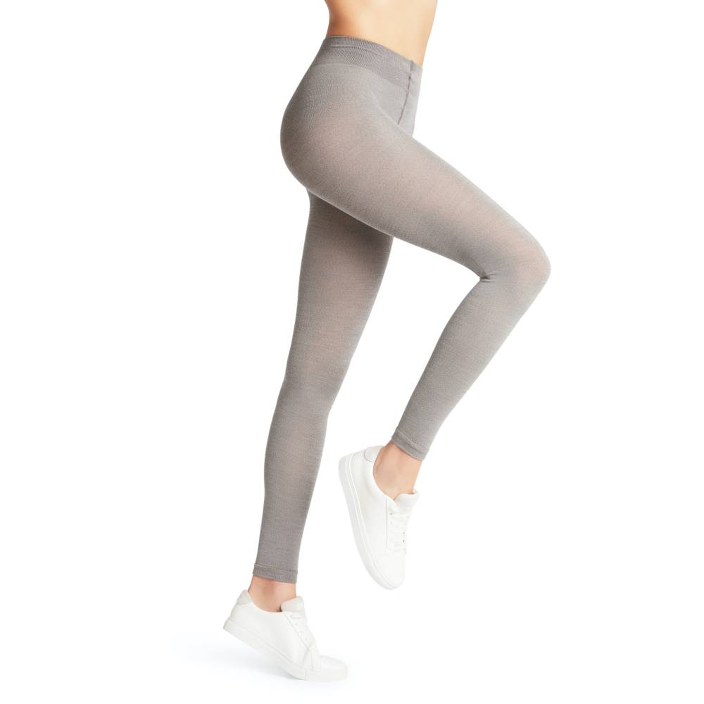 Produktbild 2 - Falke Softmerino Leggings Ljus Grå Melange