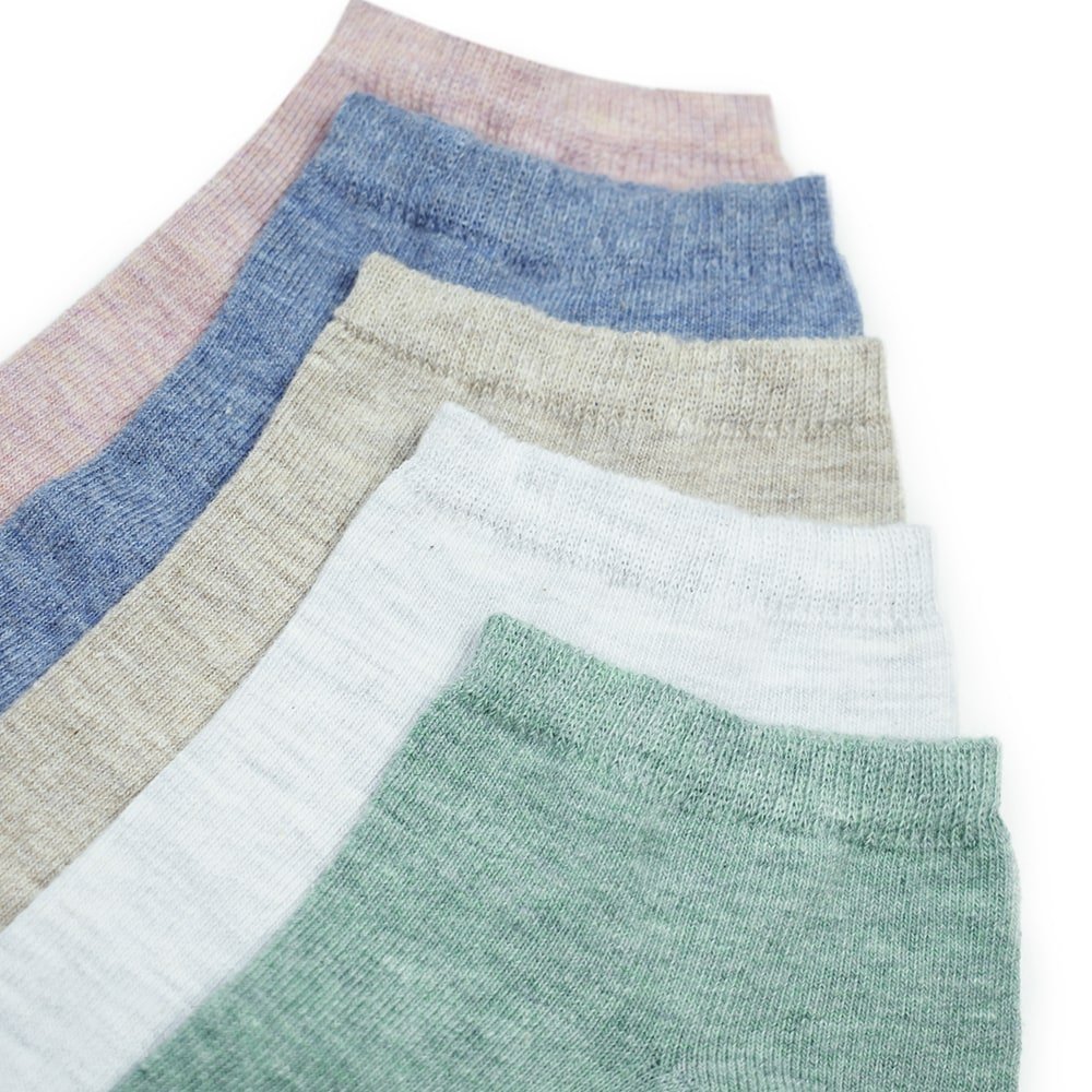 Minfot Bomuldsstrømper Sneaker Sensitive Pastel 5-pak