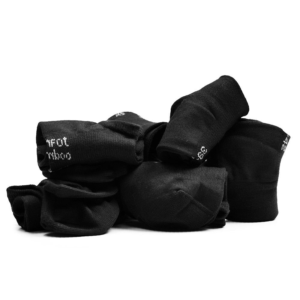 Produktbild 2 - Minfot Ankelstrumpor Bambu Svart 5-pack