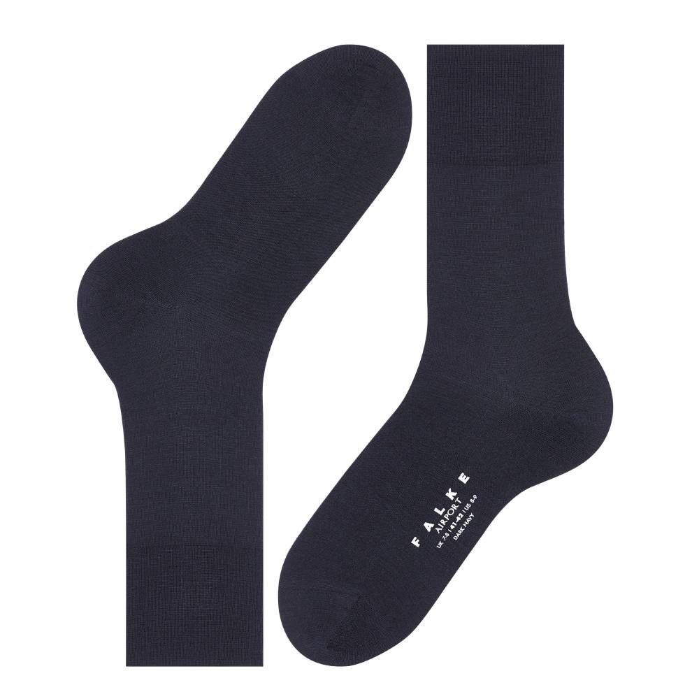 Produktbild 6 - Falke Airport Men Socks Merinoull Dark Navy