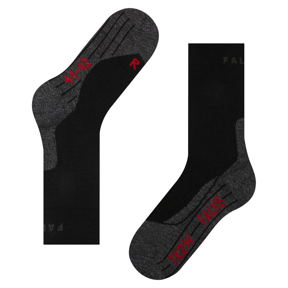 Falke TK2 Sensitive Trekking Vandrestrømper Dame Sort
