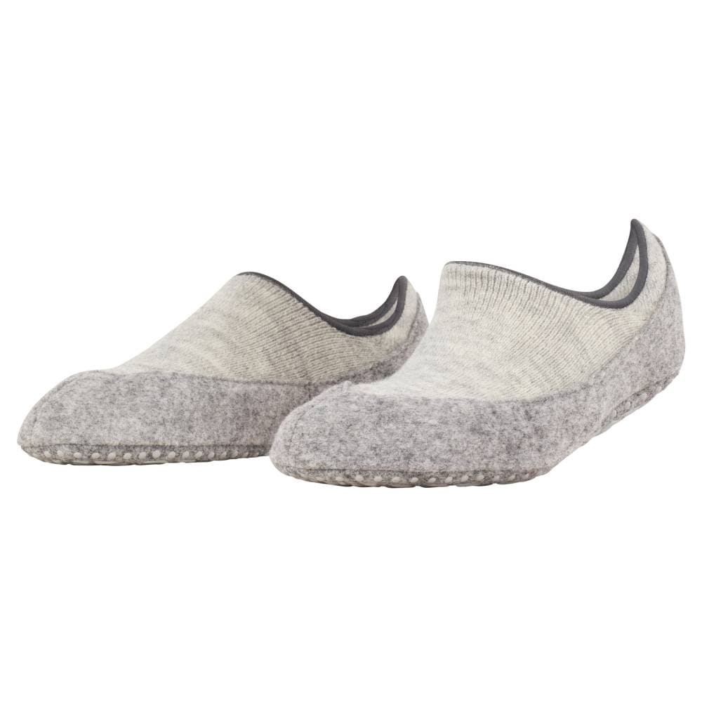Falke Cosyshoe Low Skridsikre Strømper Dame Grå Melange