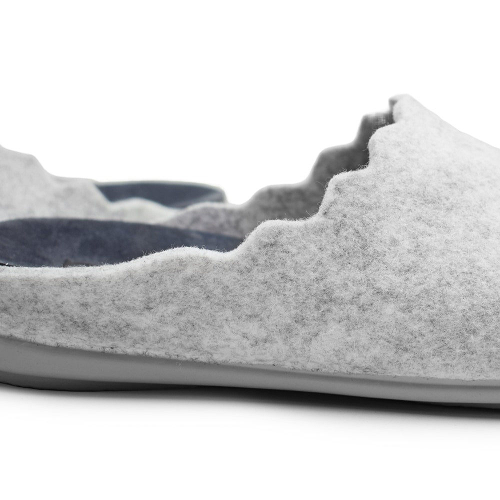 Minfot Hjemmesko Relax Dame Lysegrå