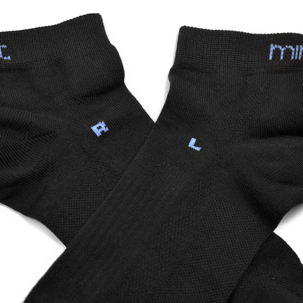 Produktbild 7 - Minfot Löparstrumpor Tunna Lyocell 5-pack Svart