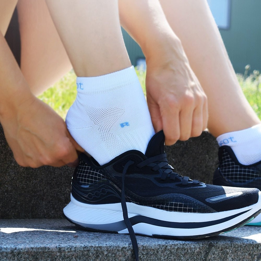 Minfot Løbestrømper Tynde Lyocell 5-pak Hvid