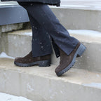 Minfot Cityspike Chelsea Pigsko Zip Ruskind Brun