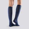 Mabs Støttestrømper bomuld Marineblå