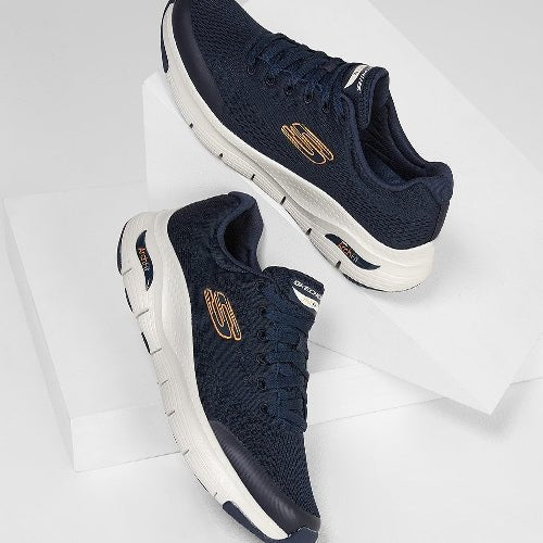 Produktbild 7 - Skechers Herre Arch Fit Navy