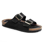 Minfot Massage Sandaler Bio Ruskind Sort