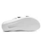 Minfot Massage Sandaler Blomster Hvid