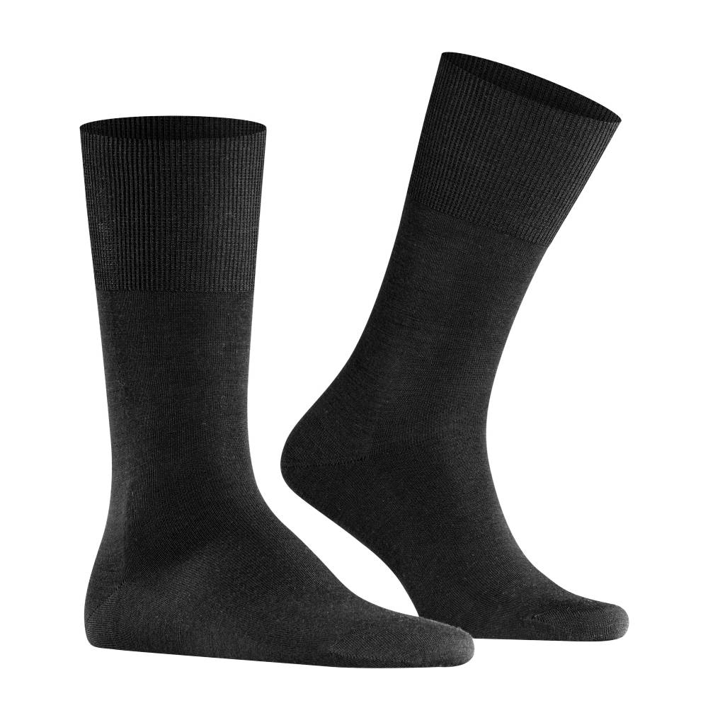 Falke Airport Men Socks Merinoull Black