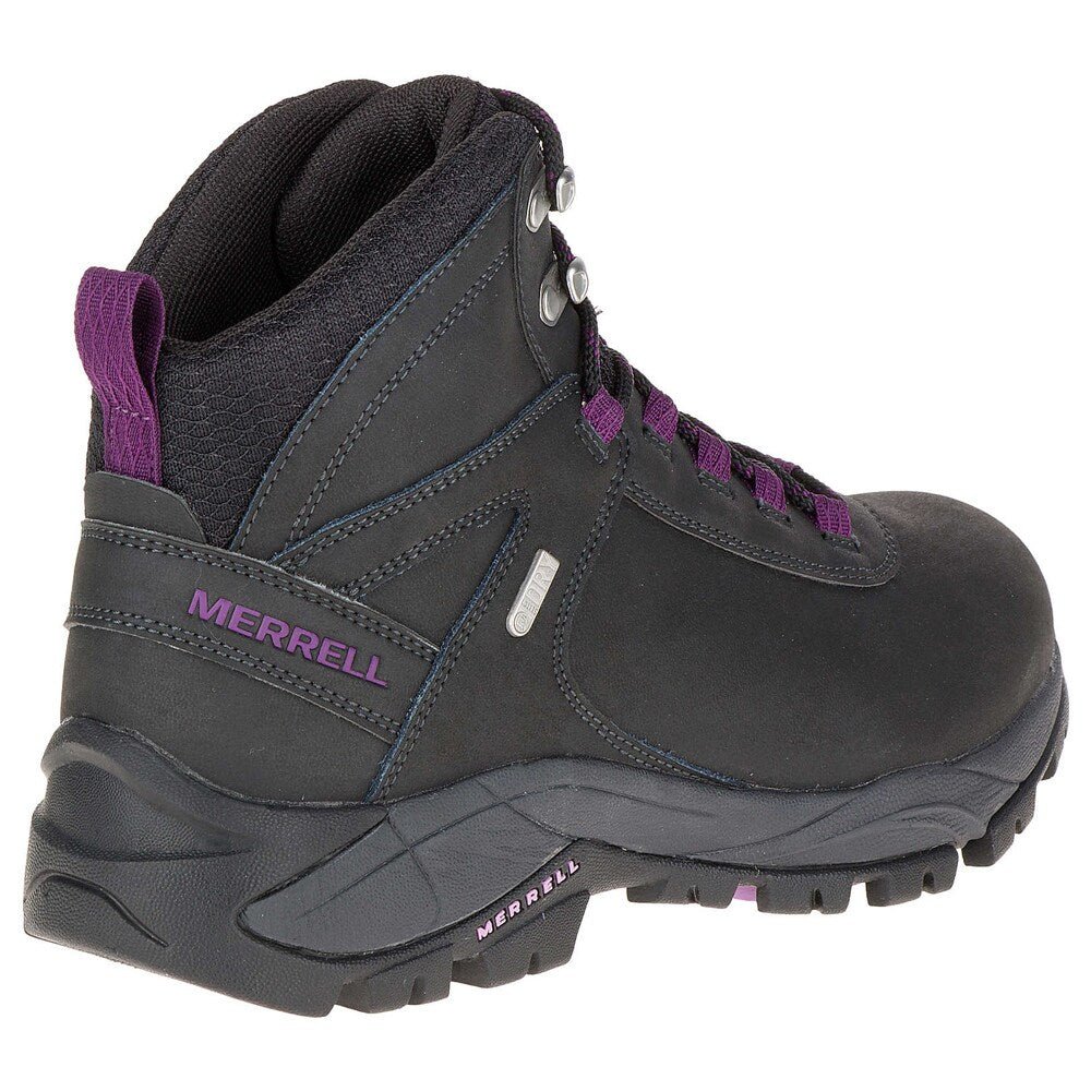 Merrell Dame Vego Mid Leather WTPF Black Gloxinia