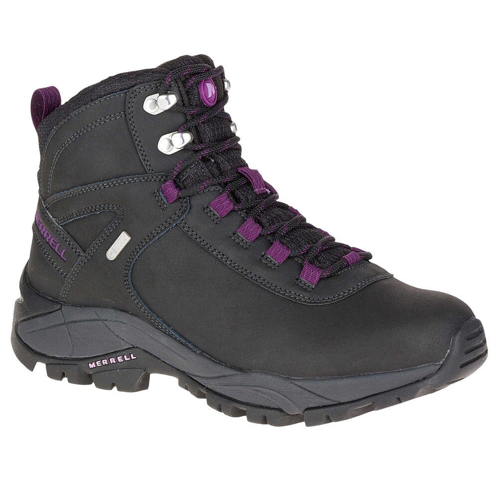 Produktbild 2 - Merrell Dam Vego Mid Leather WTPF Sort Gloxinia
