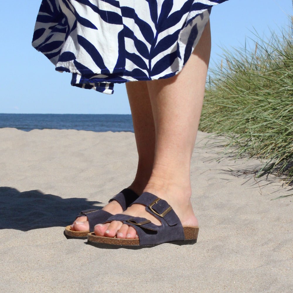 Produktbild 2 - Minfot Sandaler Moa Mocka Navy
