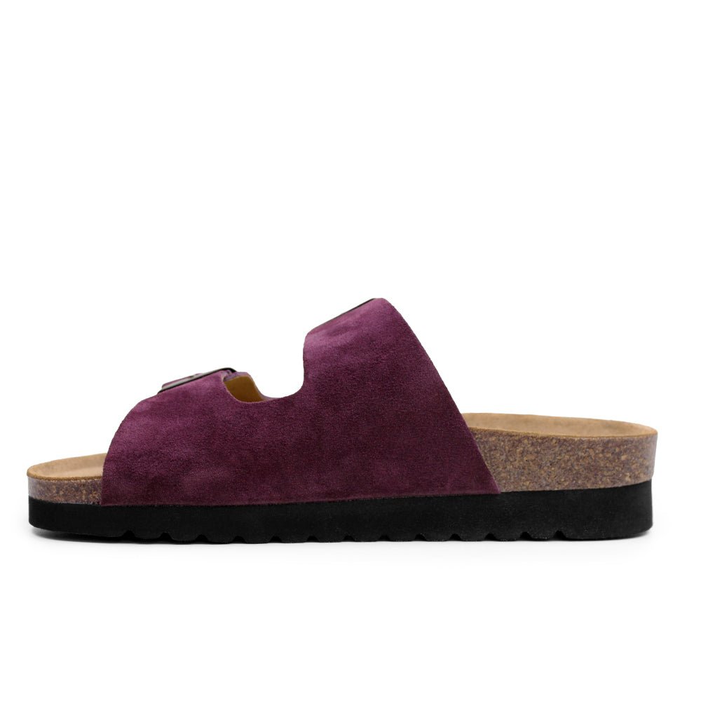 Produktbild 3 - Minfot Sandaler Moa Mocka Bordeaux