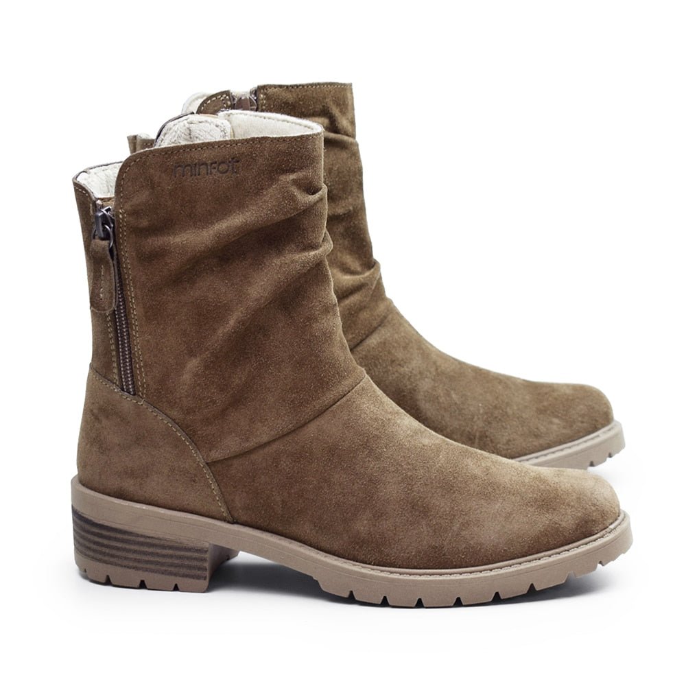 Produktbild 7 - Minfot Jolie Boots med Gummiklack Zip Aquastop-TEX Stone