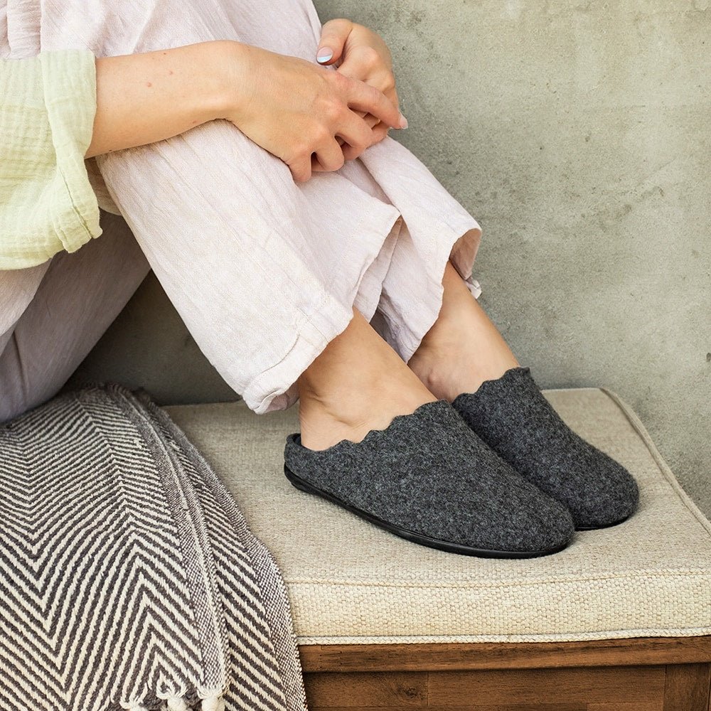 Minfot Hjemmesko Relax Dame Grafit