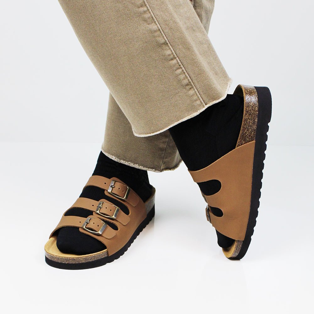 Produktbild 11 - Minfot Sandaler Bio Skinn Cognac